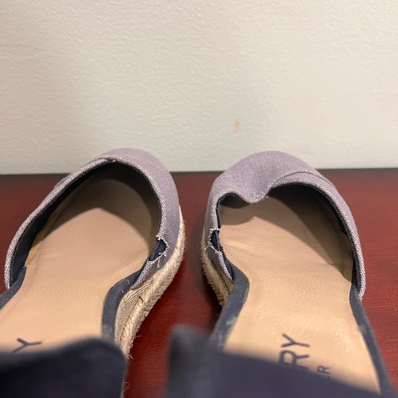 Sperry Women's Valencia Platform Navy Blue Espadrille Wedge Sandals, FLAW, 9.5 - Picture 6 of 7